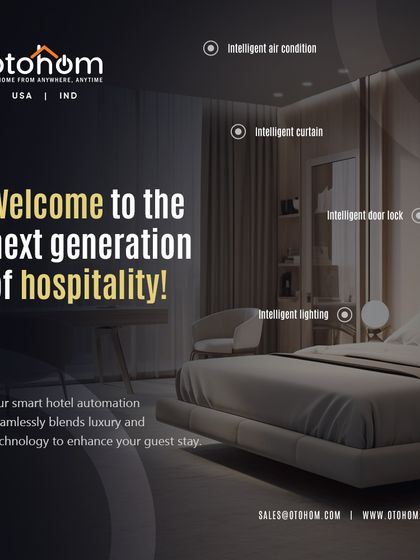 Welcome to the next generation of hospitality, where our smart automation blends luxury with technology. We provide intelligent control over lighting, curtains, door locks, and air conditioning to enhance every guest's stay.