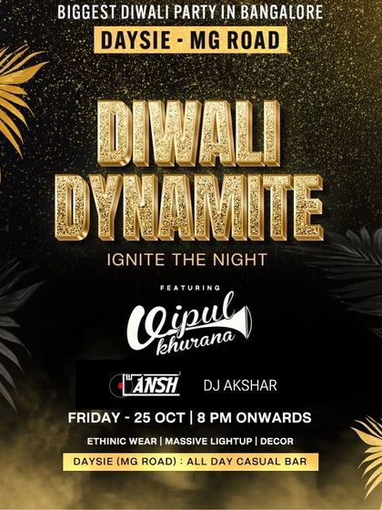 I was also part of the 'Diwali Dynamite' lineup at Daysie, MG Road, another huge celebration to light up the night.