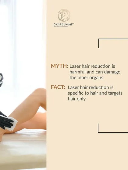 Some clients worry that laser energy can harm internal organs. This is a myth. The laser I use is highly specific, targeting only the pigment in the hair follicle and not affecting the surrounding skin or any deeper structures.