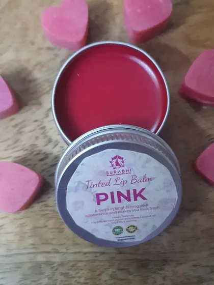For a soft, natural look, our Pink Tinted Lip Balm is a perfect choice. It's made with nourishing ingredients to give you a healthy, glossy pout.