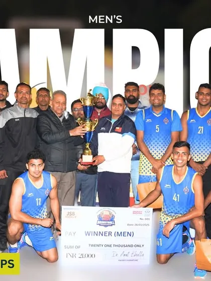 The men's champions, 629 Army Service Corps, a powerhouse team. Our open tournaments attract top-tier teams, ensuring a high level of competition.