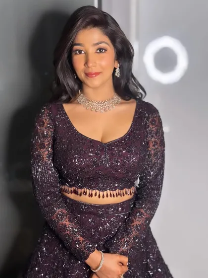 Another beautiful shot of this reception look. The makeup is designed to be photogenic and long-lasting.