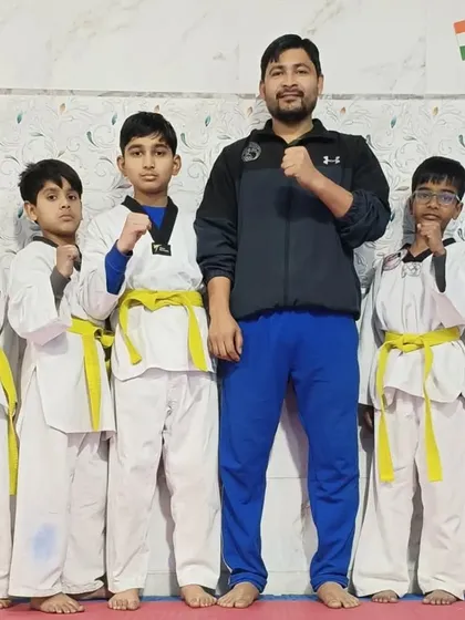 Our newest yellow belts. It is always exciting to see beginners take their first major step in Taekwondo.