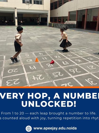 Every hop unlocked a number. From 1 to 20, each leap brought a number to life as kids counted aloud with joy, turning repetition into rhythm.