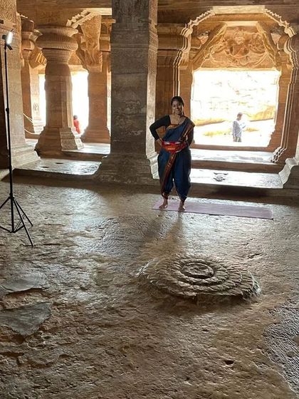 Tejaswini S - Online Group Yoga Classes Behind the Scenes photo 3