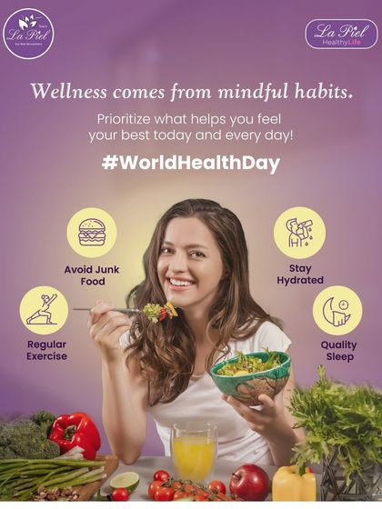 On World Health Day and every day, I emphasize that true wellness comes from mindful habits. Simple actions like avoiding junk food, staying hydrated, getting regular exercise, and ensuring quality sleep are the foundational pillars of a healthy life.