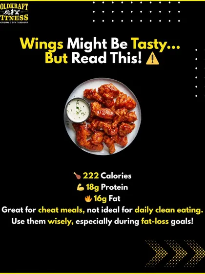 Chicken wings are tasty, but they are higher in calories and fat. They are best reserved for cheat meals rather than daily consumption, especially if your goal is fat loss.