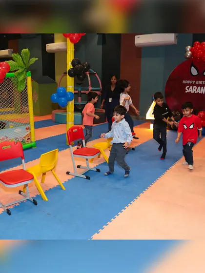 Musical chairs is always a hit. I organize classic party games that get all the children moving, laughing, and participating in the fun.
