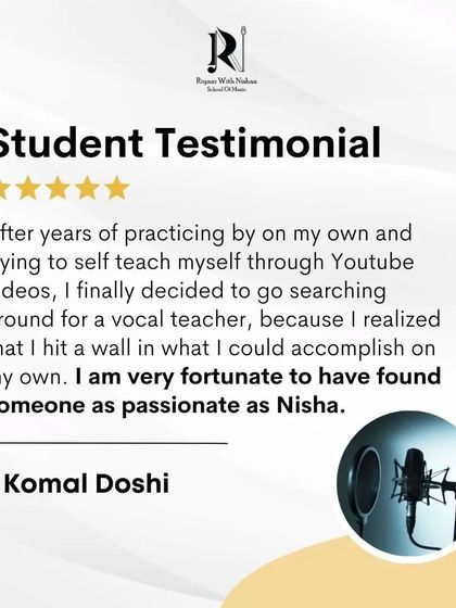 A student testimonial from Komal Doshi, who found the guidance she needed after years of self-teaching. We are passionate about helping every student break through their walls.