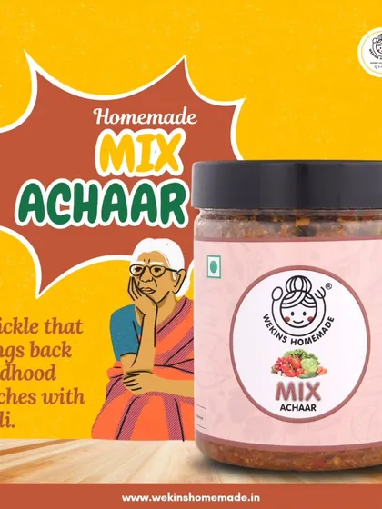 Missing dadi's handmade mix achaar? Our version brings back those childhood lunches with its authentic, comforting flavor.
