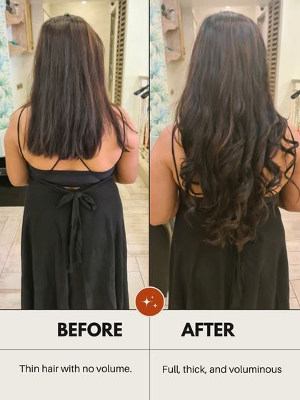 From thin hair with little volume to a full, thick, and wavy style. This is how extensions can solve common hair concerns instantly.