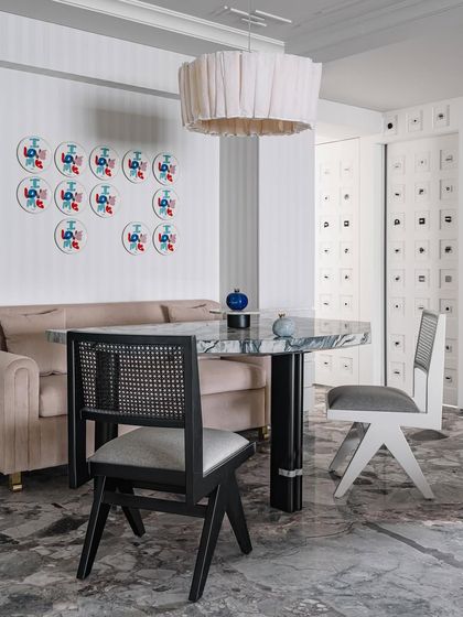 The cozy dining nook, a perfect spot for intimate meals, is one of the most loved spaces in the house.