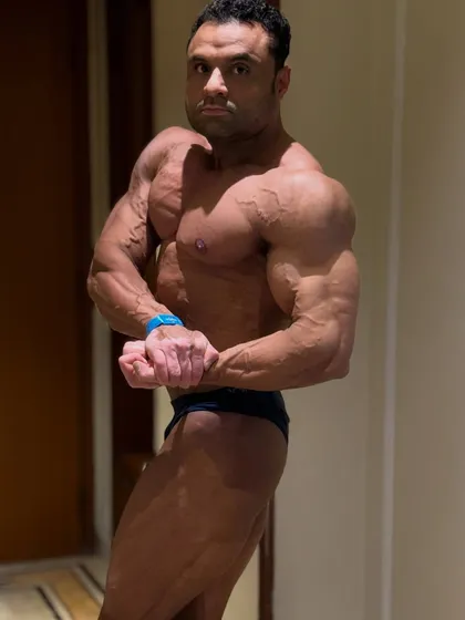 Dry and full. This is the look we aim for during peak week. Every detail matters when you are preparing to compete.