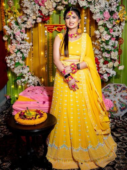 The Trendy Party - Wedding & Pre-Wedding Event Decoration Vibrant Haldi & Mehendi Setups photo 89