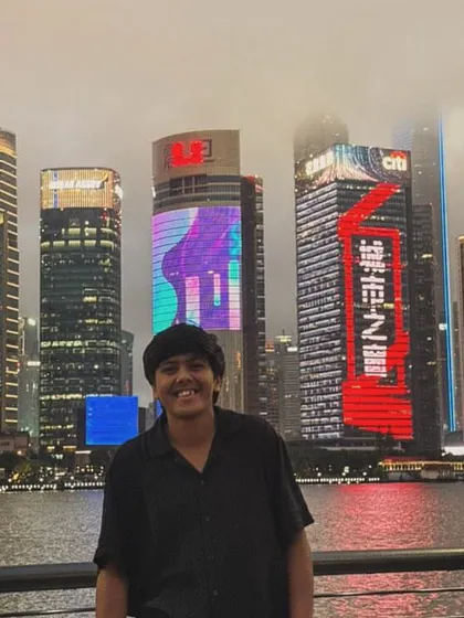 Taking in the futuristic architecture of Shanghai. Our tours are designed to broaden our players' horizons in every way.