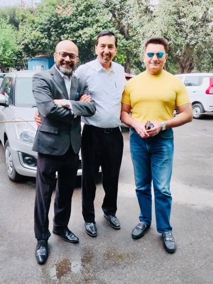 A Saturday morning well spent in the Delhi High Court parking lot with friends from the legal fraternity. These informal connections are just as important as the formal proceedings inside.