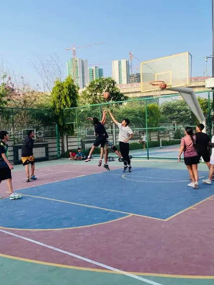 A jump shot from the free-throw line, a high-percentage shot we encourage our players to master.