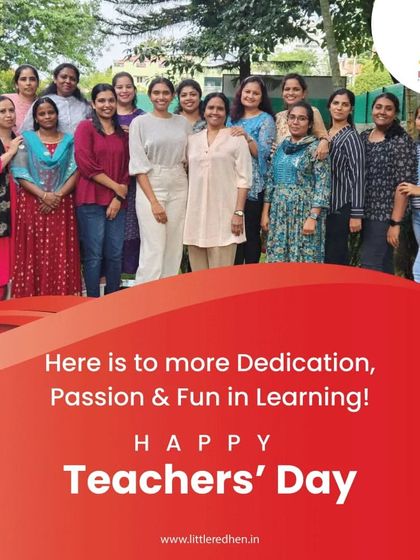 Here is to more dedication, passion, and fun in learning. A group photo of our amazing team, celebrating the joy and commitment they bring to teaching every day. Happy Teachers' Day.