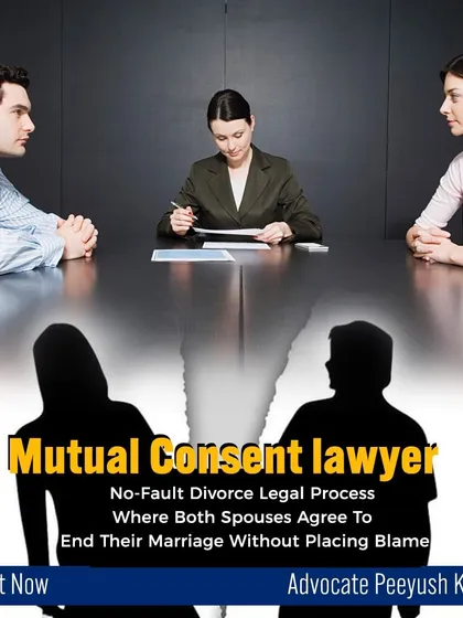 A mutual consent divorce is a no-fault legal process where blame is not placed on either spouse. As your lawyer, I facilitate this agreement to ensure the marriage is dissolved amicably and legally.