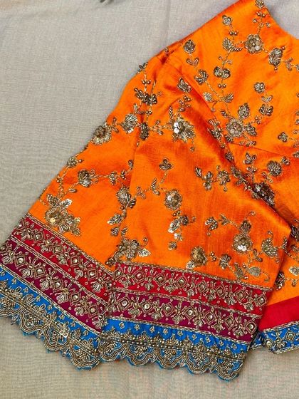 Blouse House by Mahitha Prasad - Custom Blouse Design & Embroidery A Closer Look: The Art of Embroidery photo 44