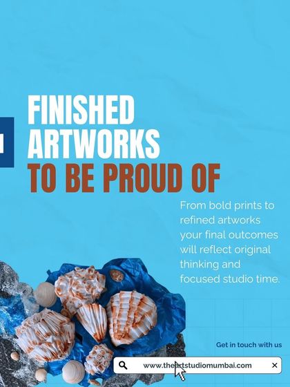 One of the key outcomes of our Summer Intensives is creating finished artworks to be proud of. Your final pieces will reflect original thinking and focused studio time, making them perfect additions to a strong portfolio.