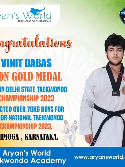 Vinit Dabas wins Gold at the 39th Delhi State Championship and is selected for the Junior Nationals.
