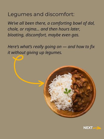 We've all been there: a comforting bowl of dal or rajma followed by hours of bloating. Here's what's really going on and how to fix it.