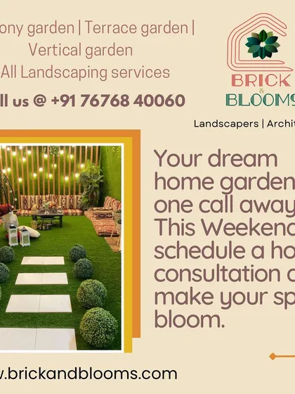 Your dream home garden is just one call away. We offer home consultations to help you make your space bloom, whether it's a balcony, terrace, or vertical garden.