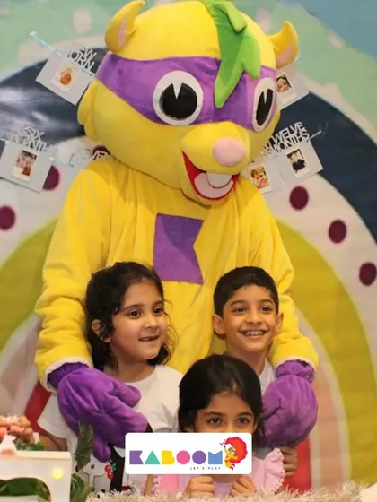 Pure happiness is a group hug from Super K! We focus on creating joyful, interactive experiences that become cherished memories for you and your children.