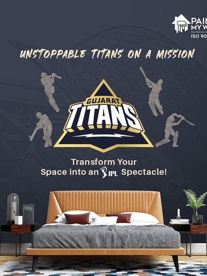 Paint My Walls - Painting Services IPL Fan Walls: Wear Your Team's Colors photo 11