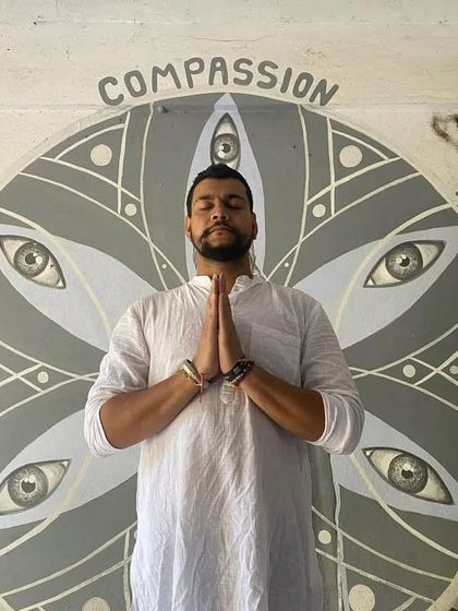 Another shot from the same spot, just soaking in the message of compassion.