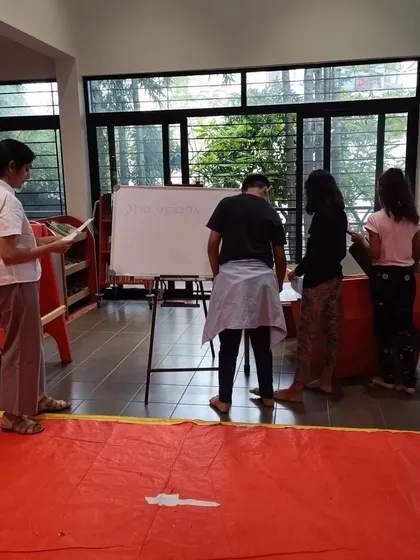 What an EGG-cellent time we had with author Pika Nani and 'The Egghead Detective Agency'. The session was packed with brain-scrambling puzzles and activities that honed everyone's analytical skills.