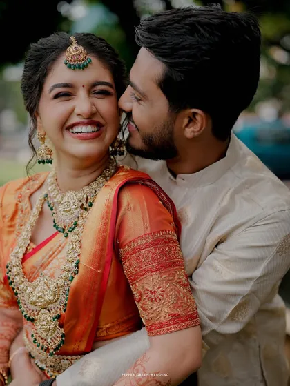 The pure, uninhibited joy of a wedding day. I look for these candid moments of laughter and affection, as they are the truest reflection of your love story. This is the happiness I aim to bottle up in my photographs for you to cherish forever.