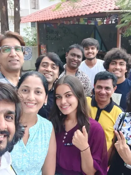Rehearsals on the go for my upcoming new show, "dildesi.com." A big shoutout to my dedicated team for their hard work.