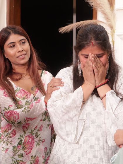 An emotional moment with a student on graduation day. This is more than just a course, it's a life-changing experience.