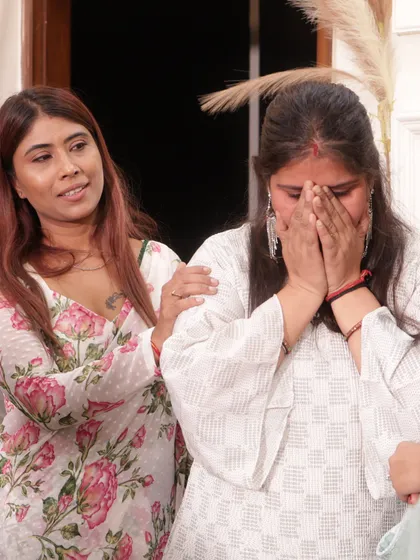 An emotional moment with a student on graduation day. This is more than just a course, it's a life-changing experience.