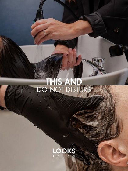 This and "do not disturb" is our mood. Whether you call it self-care, therapy, or me-time, a relaxing hair wash at our salon is the ultimate way to switch off and recharge.