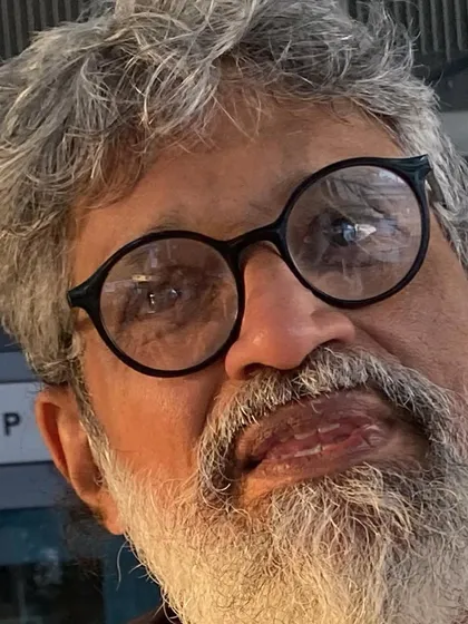 A portrait of our founder, Ram Sinam. As a guest curator for Raw Collaborative, he brought together a diverse group of artists and designers to explore the intersection of their work.