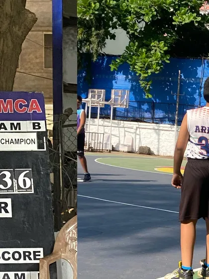 A young player watches the game next to the live scoreboard. We provide all the necessary equipment to make our tournaments feel official and professional.