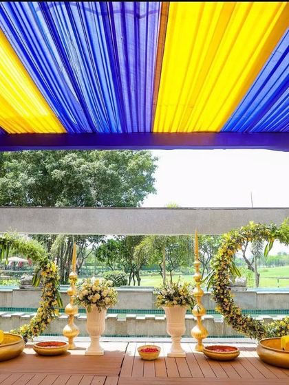 Vibrant Haldi & Mehendi Celebrations photo 88