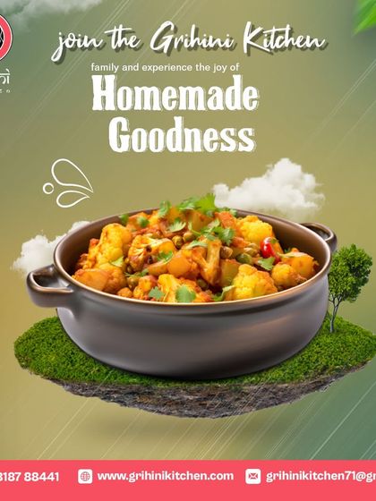 Join the Grihini Kitchen family and experience the joy of homemade goodness. This bowl of Aloo Gobi Matar is a classic comfort food.