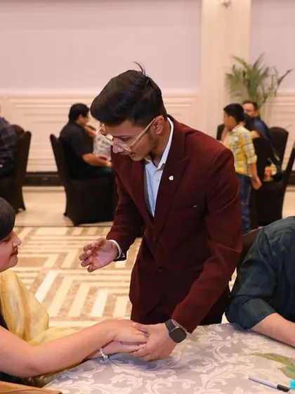 Reading a guest's reaction as the magic unfolds. This intimate style of performance is perfect for creating personal and powerful moments.