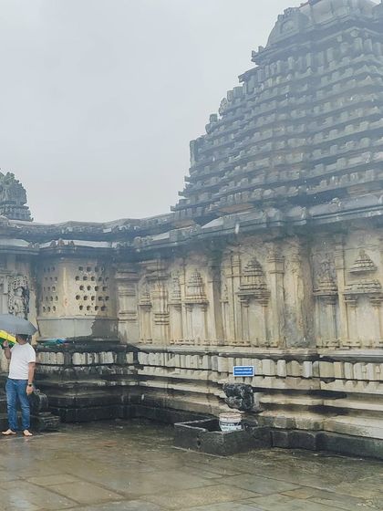 A visit to a nearby ancient temple is often part of the Bandaje Falls trek itinerary, adding a touch of heritage to the journey.