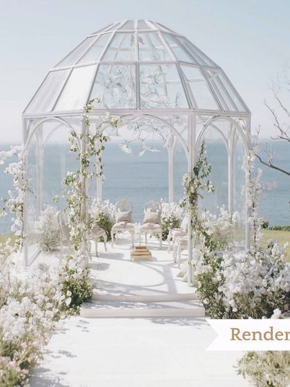 My design process begins with a detailed render to help you visualize your big day. This ensures we are perfectly aligned on the decor, style, and ambiance before any on-ground work begins.