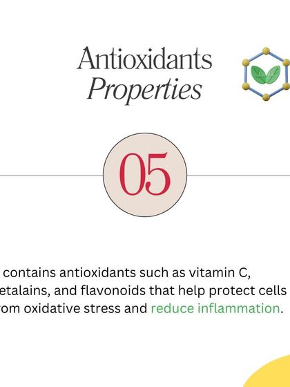 Dragon fruit contains powerful antioxidants like vitamin C and flavonoids that help reduce inflammation in the body.