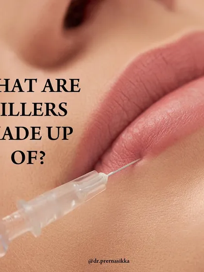 A common question I receive is about the composition of dermal fillers. Most temporary fillers I use are made of Hyaluronic Acid, a substance your body naturally produces, which helps restore volume and hydration to the skin for a subtle, refreshed appearance.
