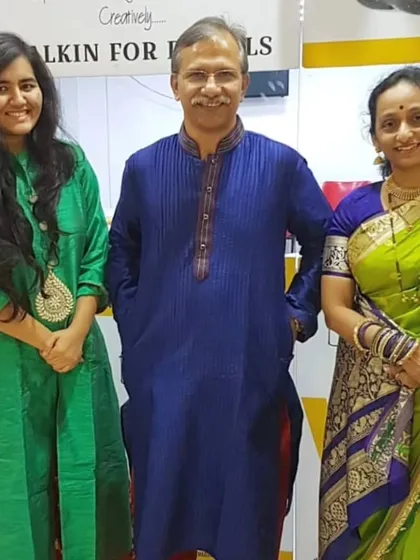 With my own mentors, who guided me and shaped me into the artist I am today. Their wisdom and support are a huge part of my journey.