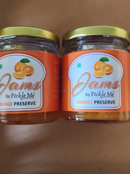 Our homemade Orange Preserve, made with real orange chunks for a zesty and sweet flavour. It needs refrigeration to maintain its freshness.