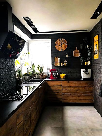 Interiors - Modular Kitchen Design Timeless Wood & Neutral Tones photo 4