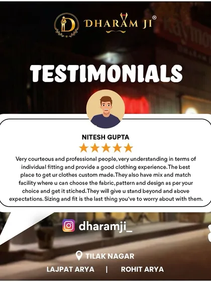 Nitesh Gupta highlights our professional and understanding approach to individual fitting and design. He notes that "sizing and fit is the last thing you've to worry about with them." 